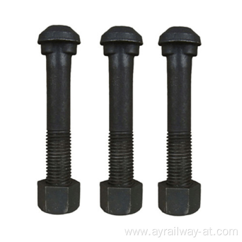 Square head insulate Fish Bolts Railway Fish Bolts and Nuts Manufactory